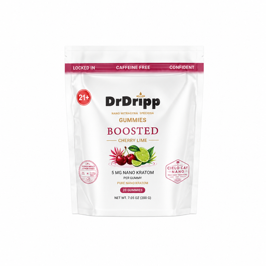 DrDripp Boosted 5mg Nano Kratom Gummies - Cherry Lime