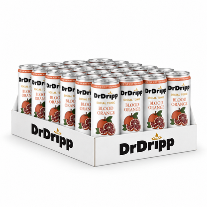 DrDripp Blood Orange 10mg Social Tonic Kratom Seltzer