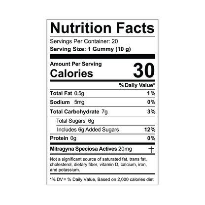 DrDripp Numb-ish 20mg Nano Kratom Gummies - Sour Lemon Lime