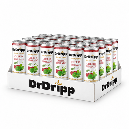 DrDripp Cherry Limeade 50mg Social Tonic Kratom Seltzer