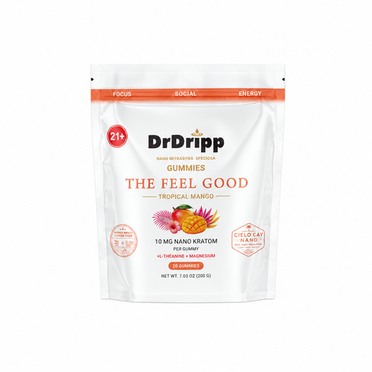 DrDripp The Feel Good 10mg Nano Kratom Gummies - Tropical Mango