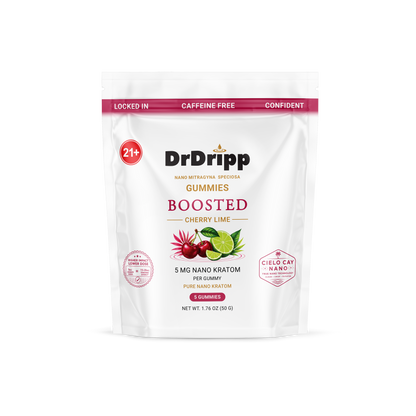 DrDripp Boosted 5mg Nano Kratom Gummies - Cherry Lime