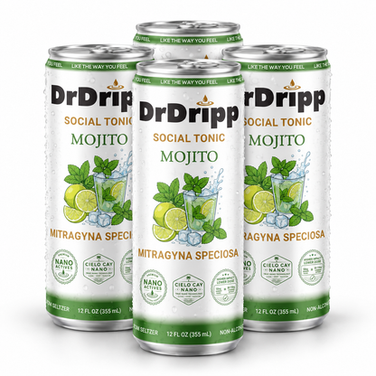 DrDripp Mojito 50mg Social Tonic Kratom Seltzer