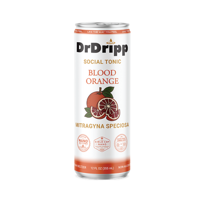 DrDripp Blood Orange 10mg Social Tonic Kratom Seltzer