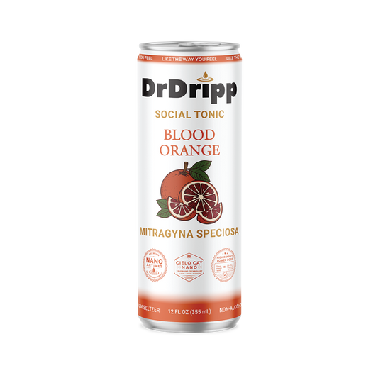 DrDripp Blood Orange 10mg Social Tonic Kratom Seltzer