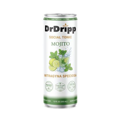 DrDripp Mojito 50mg Social Tonic Kratom Seltzer