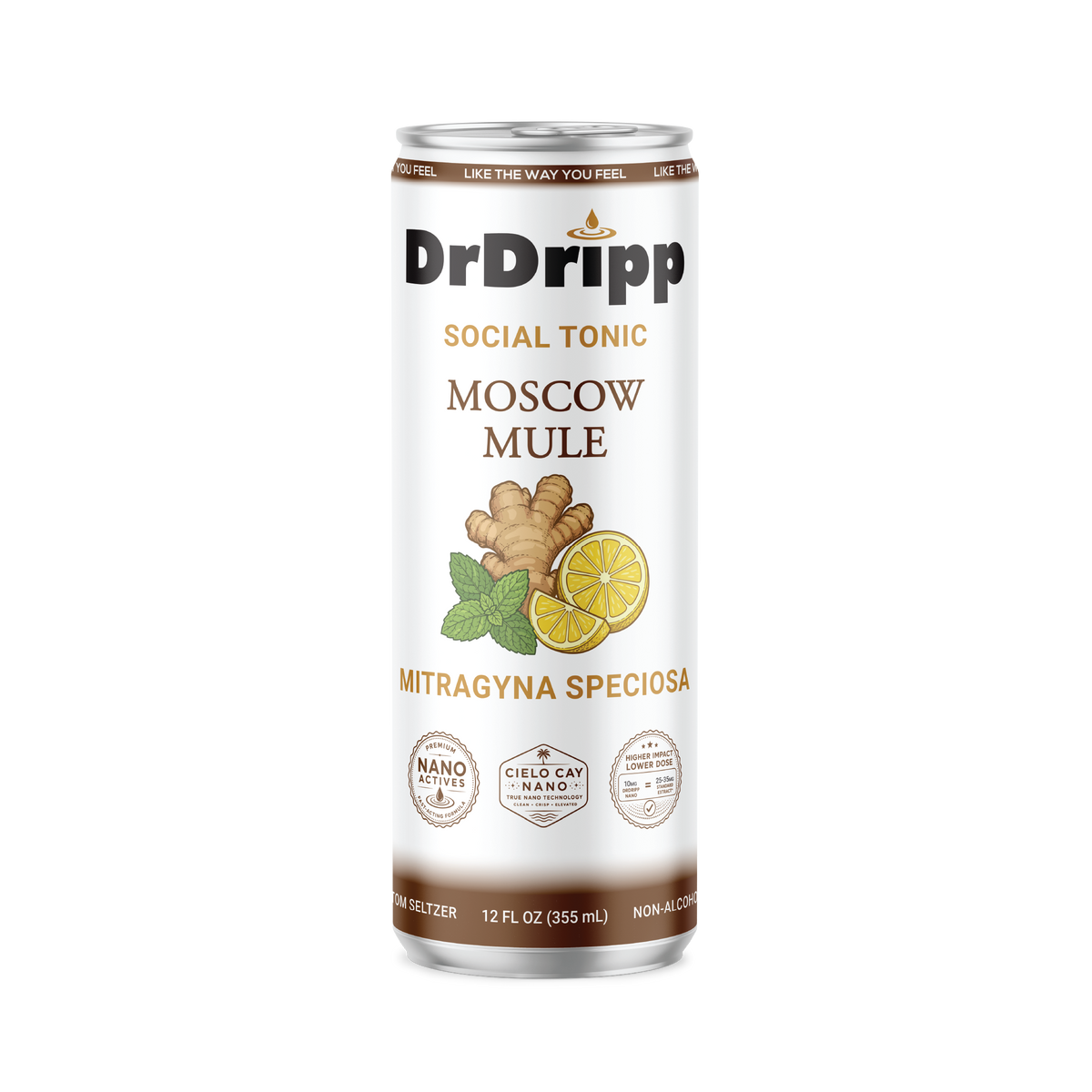 DrDripp Moscow Mule 10mg Social Tonic Kratom Seltzer