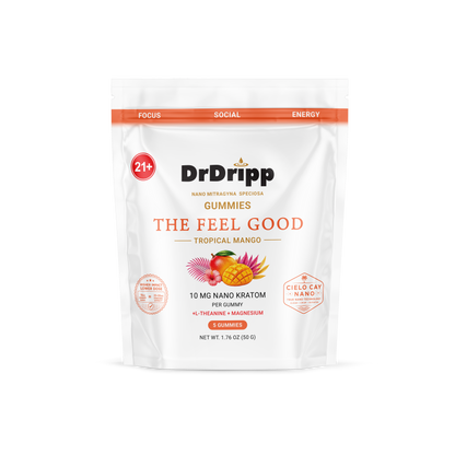 DrDripp The Feel Good 10mg Nano Kratom Gummies - Tropical Mango